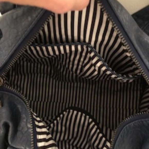 Navy Leather Bag - Picture 6 of 6